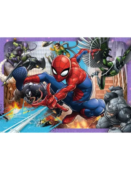 4X100 Puzzle SPIDERMAN BUMPER PACK (06914)