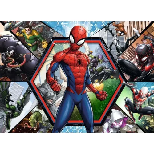 4X100 Puzzle SPIDERMAN BUMPER PACK (06914)