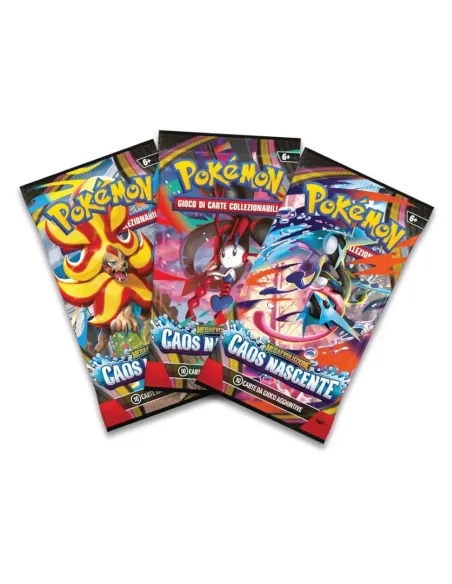 Pokémon Megaevoluzione - Caos Nascente Blister 3 Buste (PK10401-I)