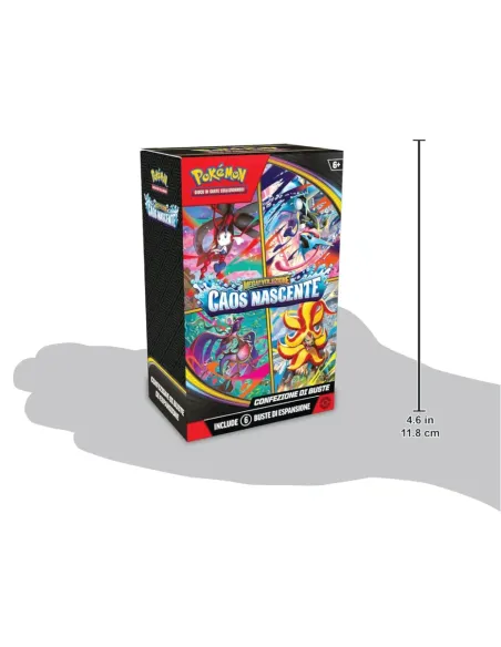 Pokémon Megaevoluzione - Caos Nascente Bundle 6 Buste (PK10403-I)