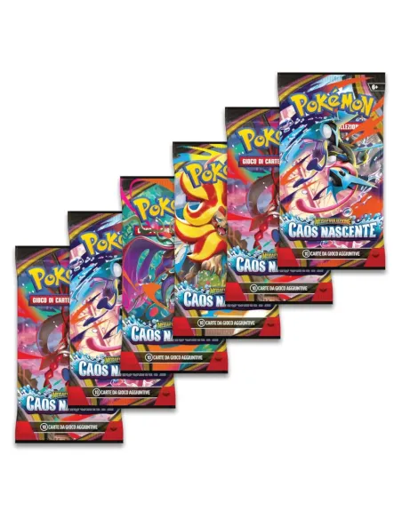 Pokémon Megaevoluzione - Caos Nascente Bundle 6 Buste (PK10403-I)