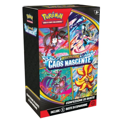 Pokémon Megaevoluzione - Caos Nascente Bundle 6...
