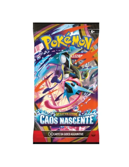 Pokémon Megaevoluzione - Caos Nascente Busta 10 Carte (PK10407-I)