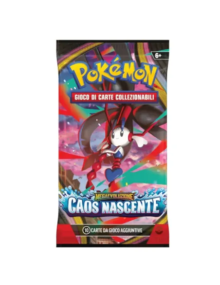 Pokémon Megaevoluzione - Caos Nascente Busta 10 Carte (PK10407-I)