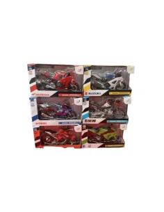 MODELLINO MOTO 1:12 DIE CAST STREET BIKE ASSORTITE (57804)