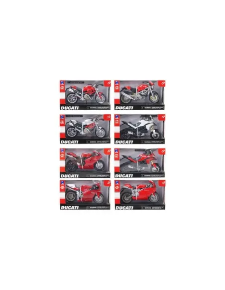 MODELLINO MOTO 1:12 DUCATI BIKE in ASSORTIMENTO (43713)
