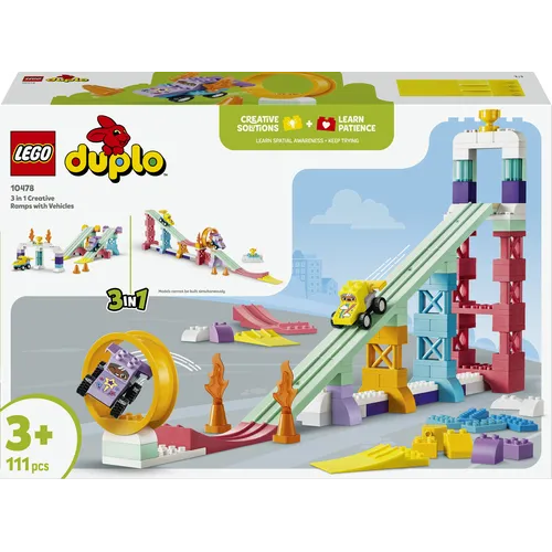 10478 Rampe creative 3 in 1 con veicoli
