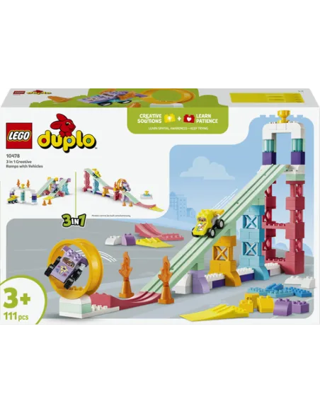 10478 Rampe creative 3 in 1 con veicoli