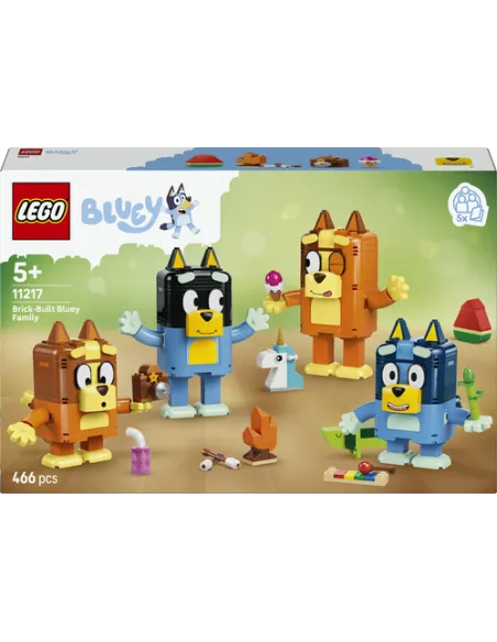 Famiglia Bluey in mattoncini (11217)