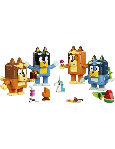 Famiglia Bluey in mattoncini (11217)