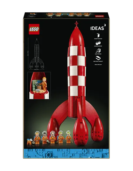 RAZZO LUNARE DI TINTIN IDEAS (21367)
