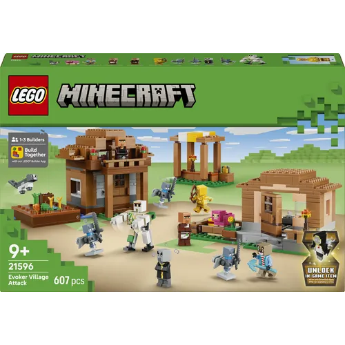 ATTACCO AL VILLAGGIO DELL'EVOCATORE MINECRAFT...