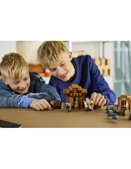 ATTACCO AL VILLAGGIO DELL'EVOCATORE MINECRAFT (21596)