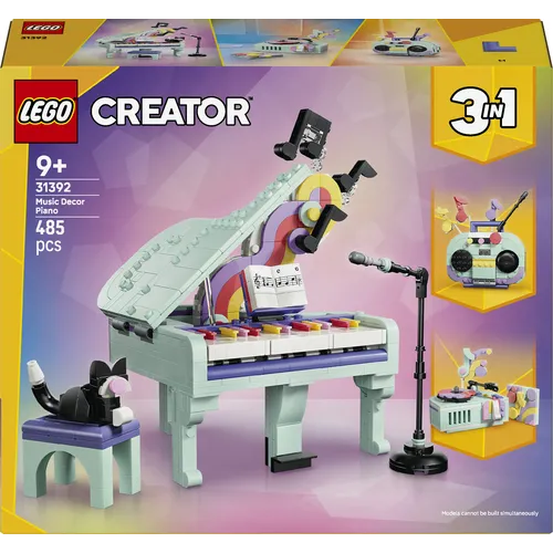PIANOFORTE DECORATIVO CON GATTO CREATOR (31392)