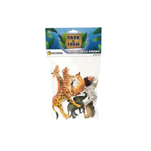 BUSTA 6 ANIMALI SAVANA (GGI190245)