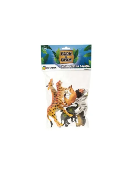 BUSTA 6 ANIMALI SAVANA (GGI190245)