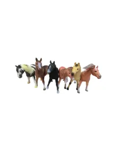 ANIMALI MORBIDI CAVALLI 6 SOGGETTI 28\33 CM (GGI190237)