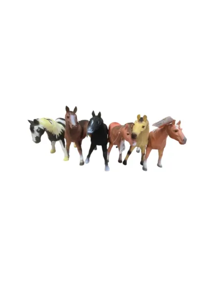 ANIMALI MORBIDI CAVALLI 6 SOGGETTI 28\33 CM (GGI190237)