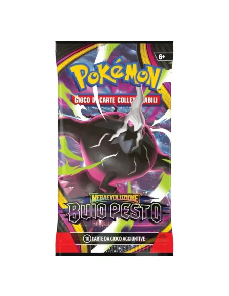 Pokémon Megaevoluzione - Buio Pesto busta 10 Carte (PK10425-I)