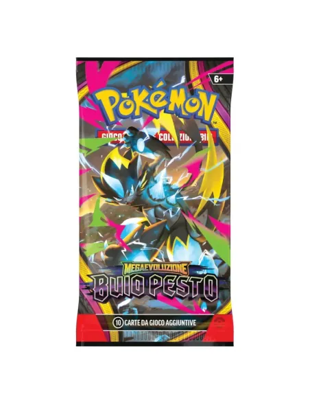 Pokémon Megaevoluzione - Buio Pesto busta 10 Carte (PK10425-I)