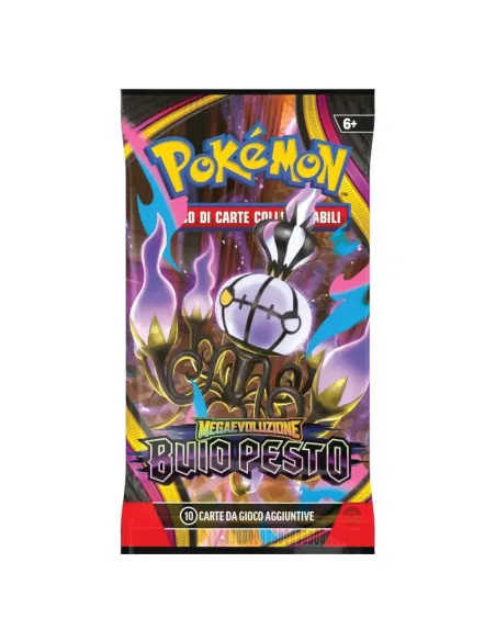 Pokémon Megaevoluzione - Buio Pesto busta 10 Carte (PK10425-I)