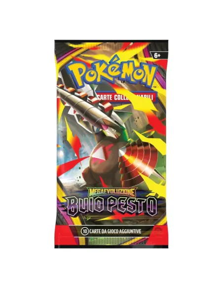 Pokémon Megaevoluzione - Buio Pesto busta 10 Carte (PK10425-I)