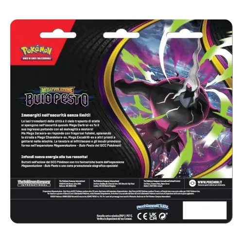 Pokémon Megaevoluzione - Buio Pesto Blister 3...