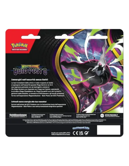 Pokémon Megaevoluzione - Buio Pesto Blister 3 Buste (PK10419-I)