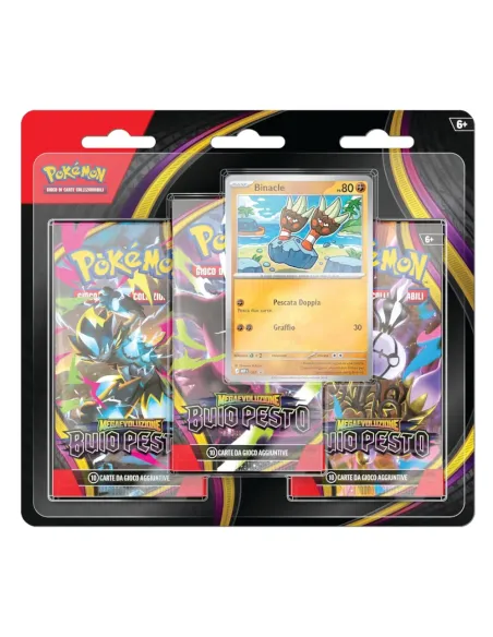 Pokémon Megaevoluzione - Buio Pesto Blister 3 Buste (PK10419-I)