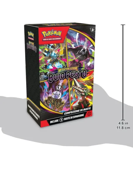 Pokémon Megaevoluzione - Buio Pesto Bundle 6 Buste (PK10422-I)