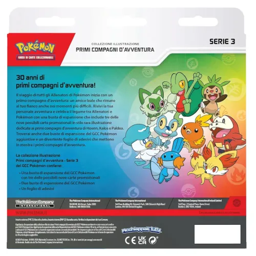 Pokémon Collezione Illustrazione Primi Compagni...