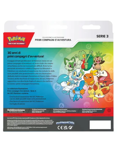 Pokémon Collezione Illustrazione Primi Compagni d'Avventura - Serie 3 (PK10410-I)