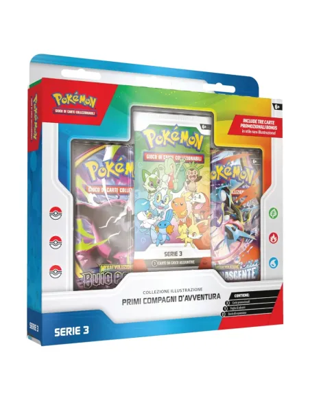 Pokémon Collezione Illustrazione Primi Compagni d'Avventura - Serie 3 (PK10410-I)