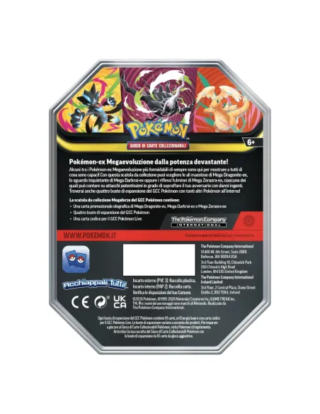 POKEMON TIN da COLLEZIONE MEGAFORZE (PK10411-I)
