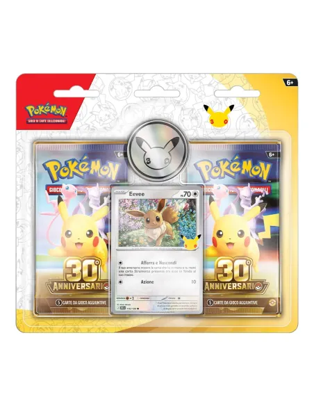 POKEMON 30° ANNIVERSARIO BLISTER 2 BUSTE (PK10666-I)
