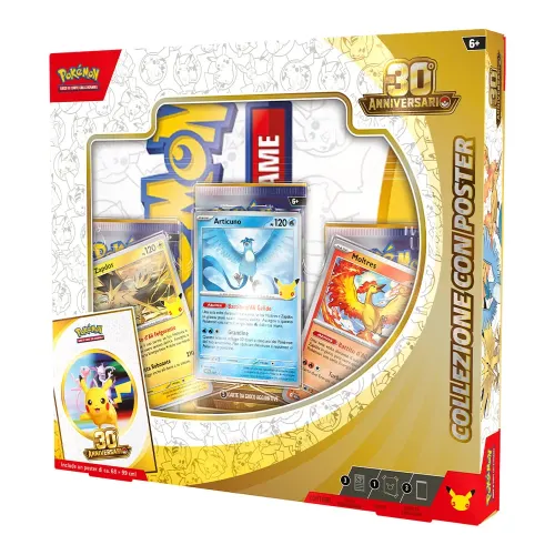POKEMON 30° ANNIVERSARIO COLLEZIONE con POSTER...