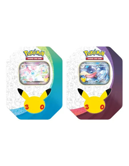 POKEMON 30°ANNIVERSARIO - TIN da COLLEZIONE SYLVEON-EX e GRENINJA-EX (PK10466-I)