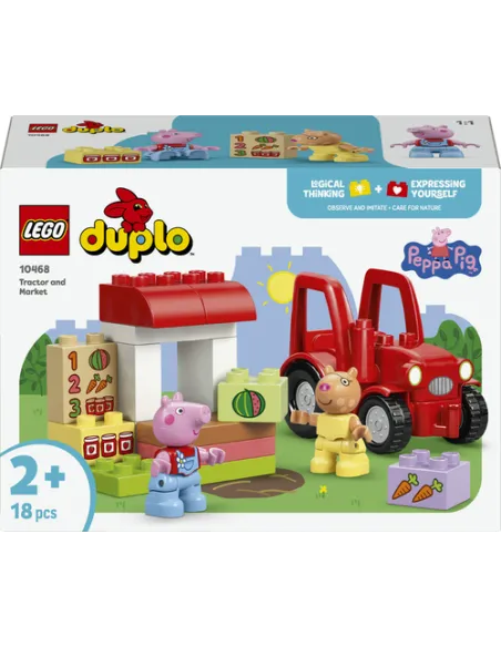 TRATTORE E MERCATO PEPPA PIG-DUPLO (10468)