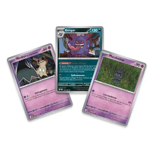 POKEMON GCC CONFEZIONE 2 BUSTE GENGAR MARSHADOW...
