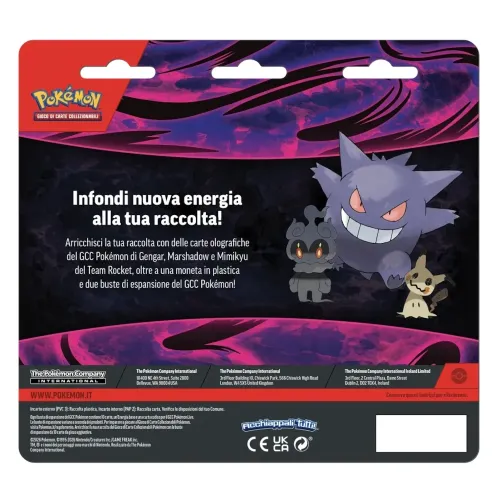 POKEMON GCC CONFEZIONE 2 BUSTE GENGAR MARSHADOW...