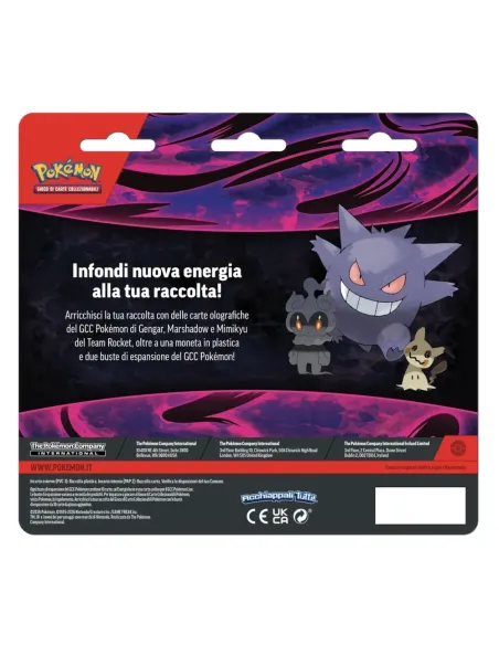 POKEMON GCC CONFEZIONE 2 BUSTE GENGAR MARSHADOW MIMIKYU (PK10680-I)