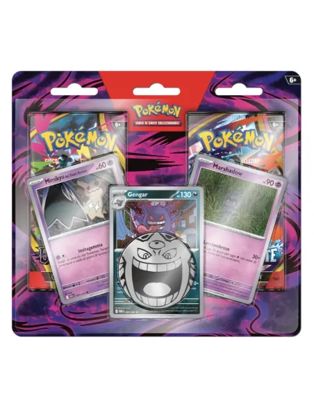 POKEMON GCC CONFEZIONE 2 BUSTE GENGAR MARSHADOW MIMIKYU (PK10680-I)