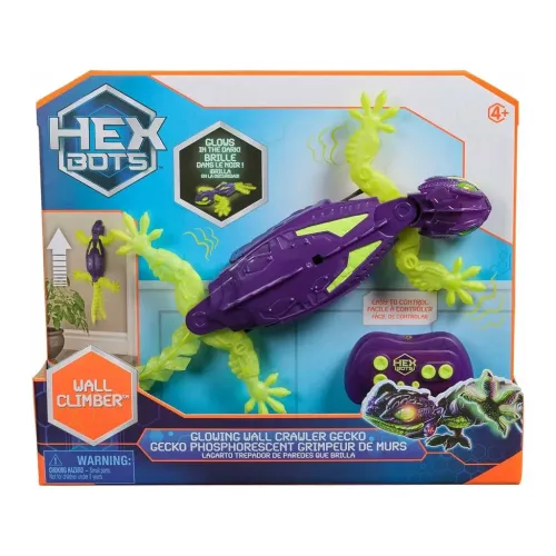 HEX BOTS GECO INTERATTIVO GLOW IN THE DARK...