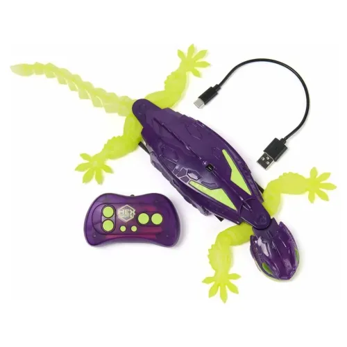 HEX BOTS GECO INTERATTIVO GLOW IN THE DARK...