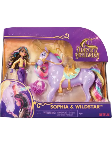 UNICORN ACADEMY SET SOPHIA E WILDSTAR SMALL DOLL (6066838)