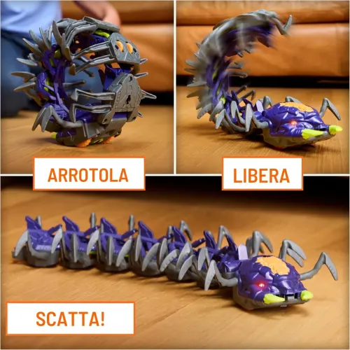 HEX BOTS MILLEPIEDI RADIOCOMANDATO EXPLODAPEDE...