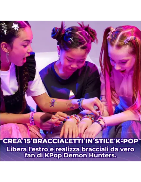 COOL MAKER KPOP DEMON HUNTERS STUDIO BRACCIALETTI HEISHI (6077607)