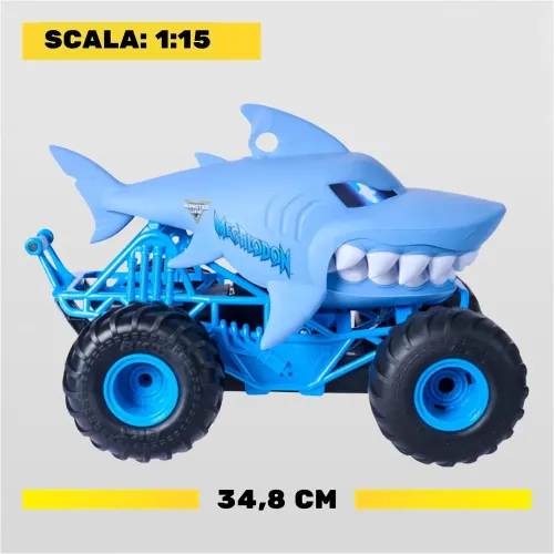 MONSTER JAM CHOMPING MEGALODON RADIOCOMANDATO...