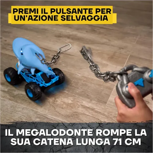 MONSTER JAM CHOMPING MEGALODON RADIOCOMANDATO...