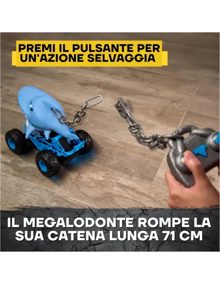 MONSTER JAM CHOMPING MEGALODON RADIOCOMANDATO SCALA 1:15 (6077795)